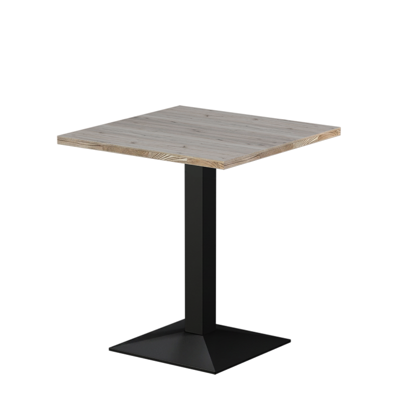 Tavolo per bar GIZA 68x68 rovere cortona con bordo Light Wood