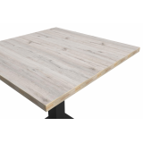 Tavolo per bar GIZA 68x68 rovere cortona con bordo Light Wood