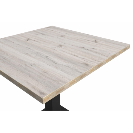 Tavolo per bar GIZA 68x68 rovere cortona con bordo Light Wood
