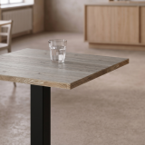 Tavolo per bar GIZA 68x68 rovere cortona con bordo Light Wood