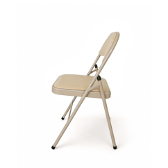 Sedia per catering POLY 4 beige ecopelle
