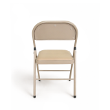Sedia per catering POLY 4 beige ecopelle