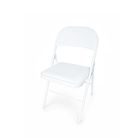 Sedia per catering POLY 4 bianca ecopelle