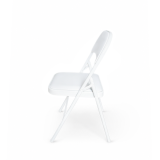 Sedia per catering POLY 4 bianca ecopelle