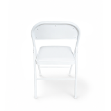 Sedia per catering POLY 4 bianca ecopelle