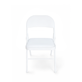 Sedia per catering POLY 4 bianca ecopelle