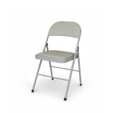 Sedia per catering POLY 4 grigio ecopelle