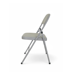Sedia per catering POLY 4 grigio ecopelle