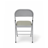 Sedia per catering POLY 4 grigio ecopelle