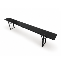 Set da birreria WOODY SOLID 220x70 nero