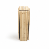 Tavolo per birrerie all'aperto WOODY CROSS 241x241 abete