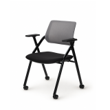 Sedia da formazione OPTIMA CA nero e grigio