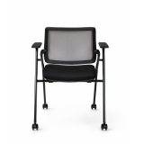 Sedia da formazione OPTIMA CA nero e grigio
