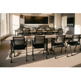 Sedia da formazione OPTIMA CA nero e grigio