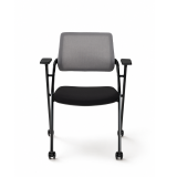 Sedia da formazione OPTIMA CA nero e grigio
