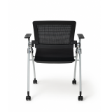 Sedia da formazione FLOW nero-grigio