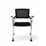 Sedia da formazione FLOW nero-grigio
