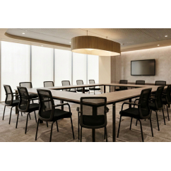 Sedia da formazione FORMO nera