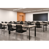 Sedia da formazione LENZO nera