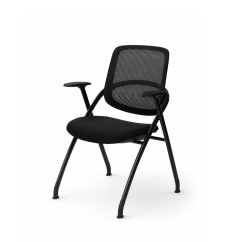 Sedia da formazione LINEA nera