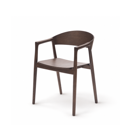 Sedia Da Ristorante In Legno ARDEN smoky
