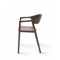 Sedia Da Ristorante In Legno ARDEN smoky