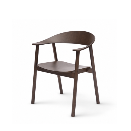 Sedia Da Ristorante In Legno HORIZON smoky
