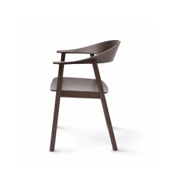 Sedia Da Ristorante In Legno HORIZON smoky