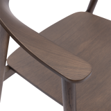 Sedia Da Ristorante In Legno HORIZON smoky