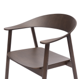 Sedia Da Ristorante In Legno HORIZON smoky