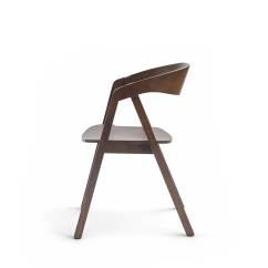 Sedia Da Ristorante In Legno FUTURA smoky