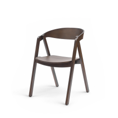 Sedia Da Ristorante In Legno FUTURA smoky