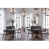 Sedia Da Ristorante In Legno HORIZON smoky
