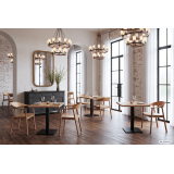 Sedia Da Ristorante In Legno HORIZON naturale