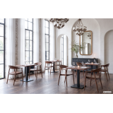 Sedia Da Ristorante In Legno HORIZON noce