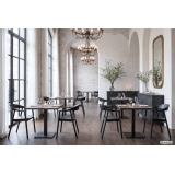 Sedia Da Ristorante In Legno HORIZON nero