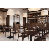 Sedia Da Ristorante In Legno ARDEN smoky