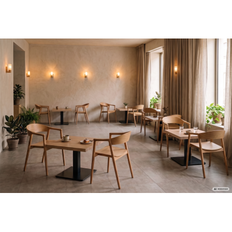 Tavolo da bar ALFA CAFE con piano laminato