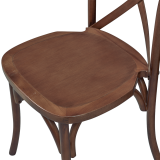 Sedia Per Matrimonio CROSS-BACK WOOD noce