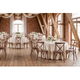 Sedia Per Matrimonio CROSS-BACK WOOD noce
