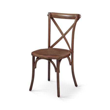 Sedia Per Matrimonio CROSS-BACK WOOD noce