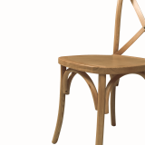 Sedia Per Matrimonio CROSS-BACK WOOD rovere chiaro