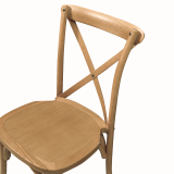 Sedia Per Matrimonio CROSS-BACK WOOD rovere chiaro