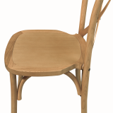 Sedia Per Matrimonio CROSS-BACK WOOD rovere chiaro