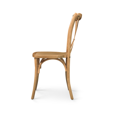 Sedia Per Matrimonio CROSS-BACK WOOD rovere chiaro