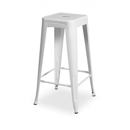 Hocker Per Birreria All`aperto PARIS OUTDOOR bianco opaco