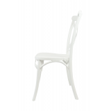 Sedia Per Matrimonio CROSS-BACK FIORINI bianco